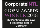 3D Printing Sector - Law Firm of the Year in Germany